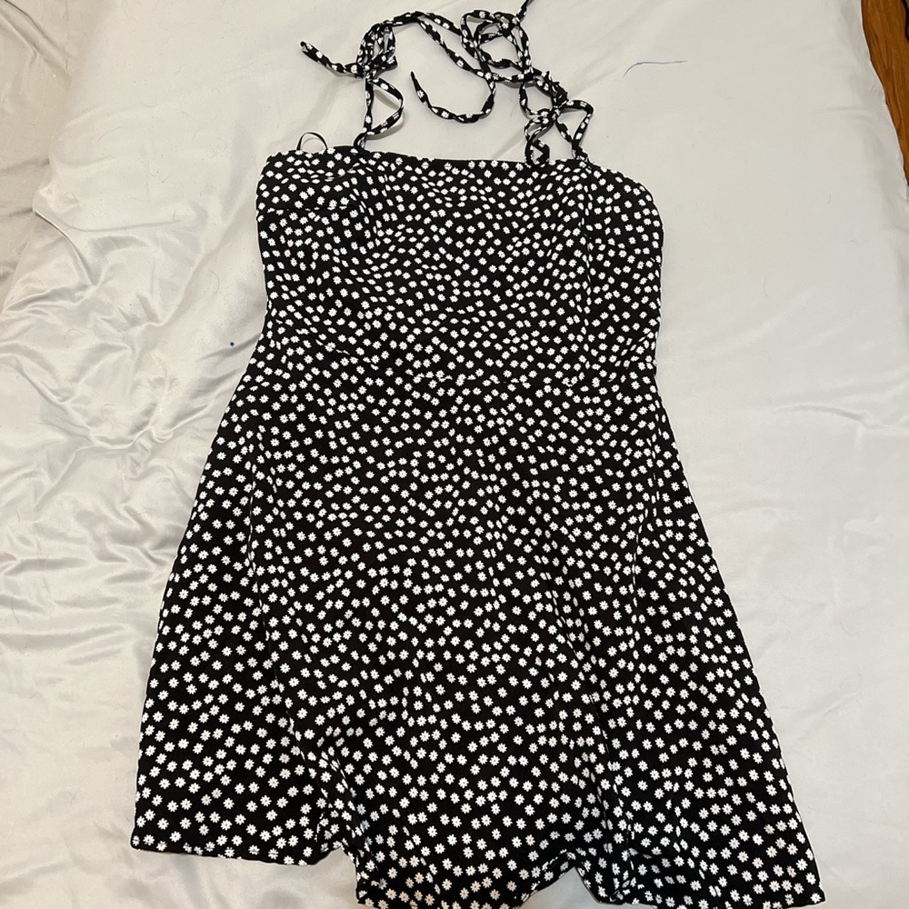 Ditsy floral mini dress
